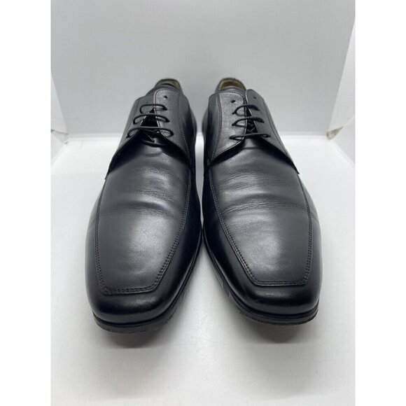 Santoni Men\'s Size 13D Black Classic Oxford Made in Italy Loafers Shoes 11927 main image 5